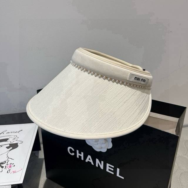 Miumiu hollow top headband sun hat DDD