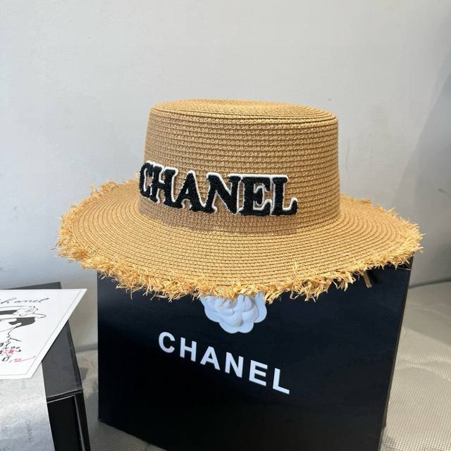 Chanel flat top hat DDD