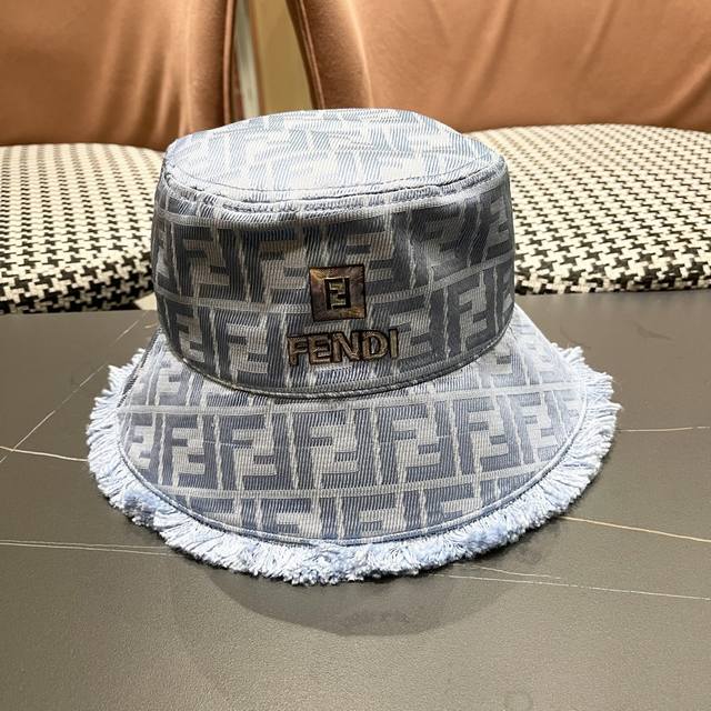 Fendi 2025 Early Spring New Korean Style Fashion Original Bucket Hat Official We