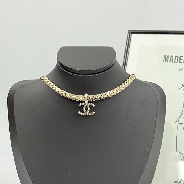 Chanel necklaces are hot sellers! New arrival! Chan 24 snake bone double C neckl
