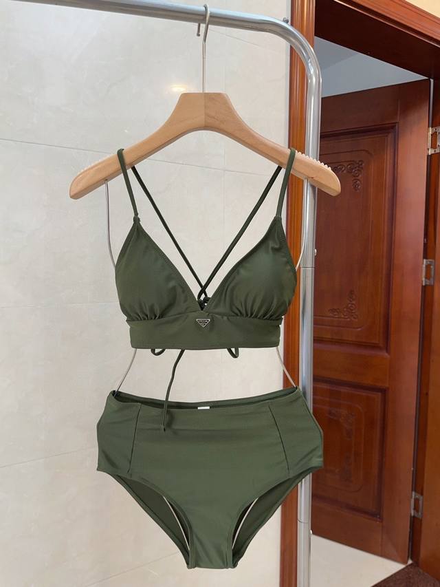 Prada swimsuit, a must-have for fashion trendsetters! The real thing is super be