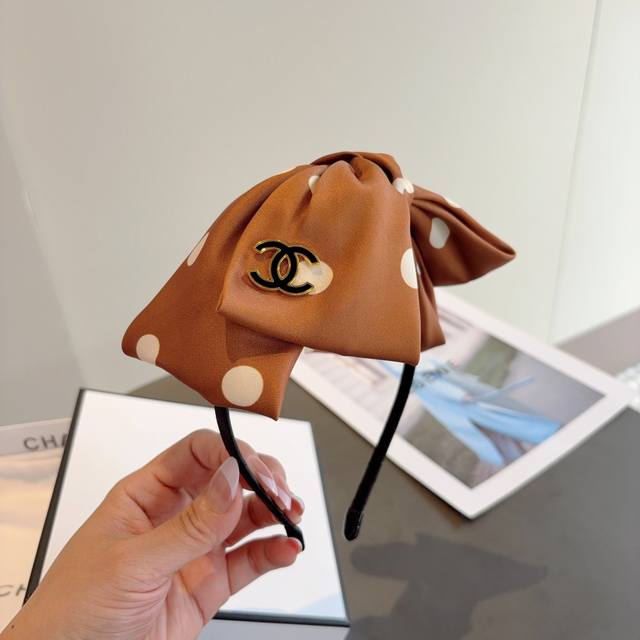 with packaging Chanel Chanel Internet celebrity new bow small wide version head