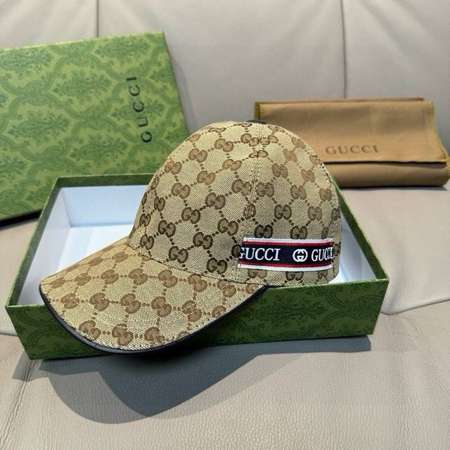 comes with a packaging bag, a new Gucci baseball cap with logo webbing, 1:1 cus