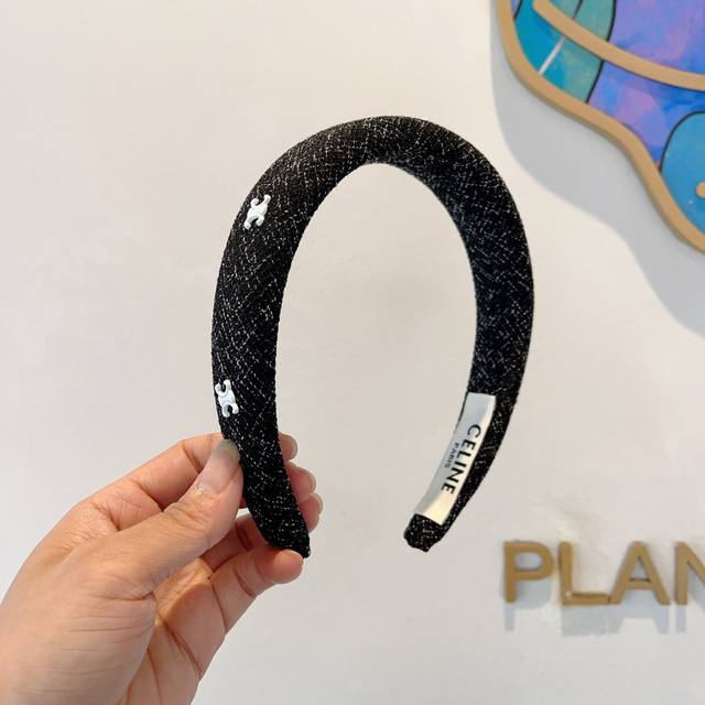 with packaging Celine's new celebrity-themed headband is comfortable and stress