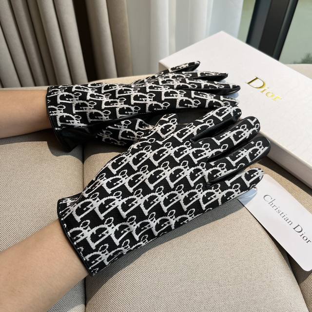 New exclusive debut touch screen gloves Dior Dior original quality official web
