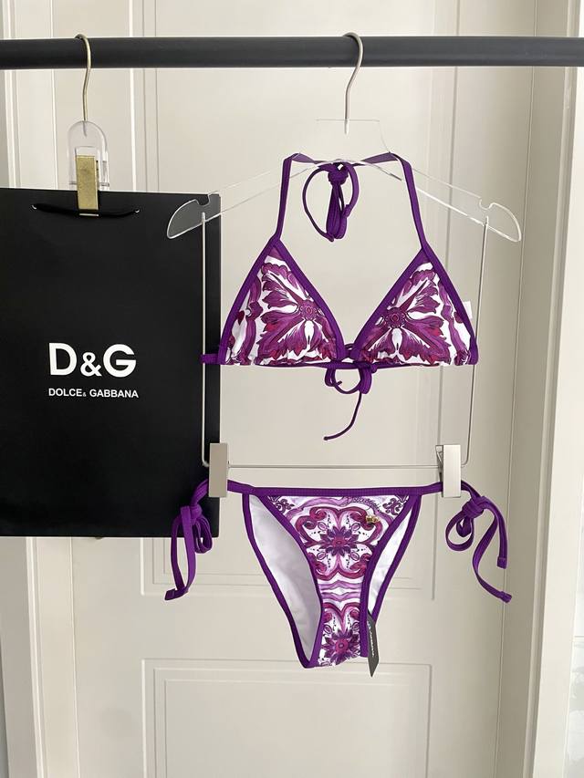 Dg New printed letter bikini recommended swimsuit suitable for various scenes