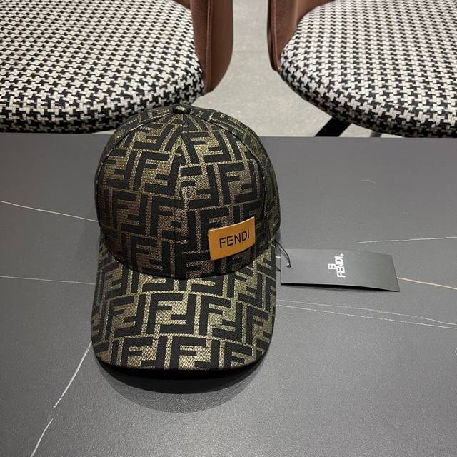 Fendi Fendi series baseball cap classic Ff mid-century single product, temperame