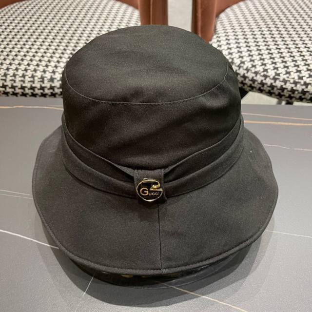Gucci new Korean version of the all-match face-covering sun hat outdoor bucket h