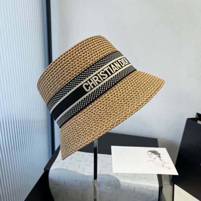 Dior new bucket hat, sun hat, head circumference 57cm DDD