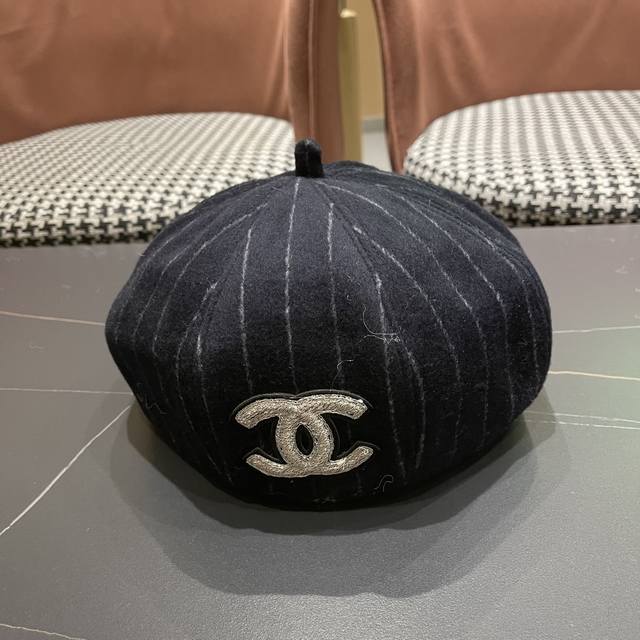 Chanel beret hat women's hat women's autumn and winter cold hat duckbill hat to