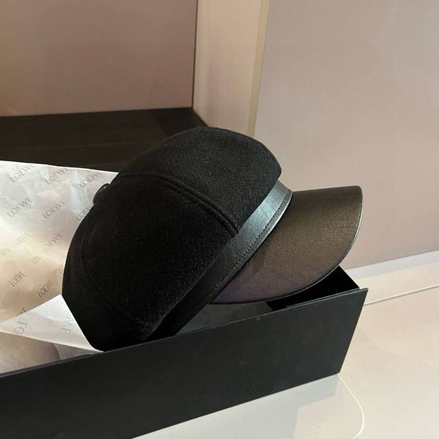 Hermes woolen new duckbill painter hat, head circumference 57cm DDD