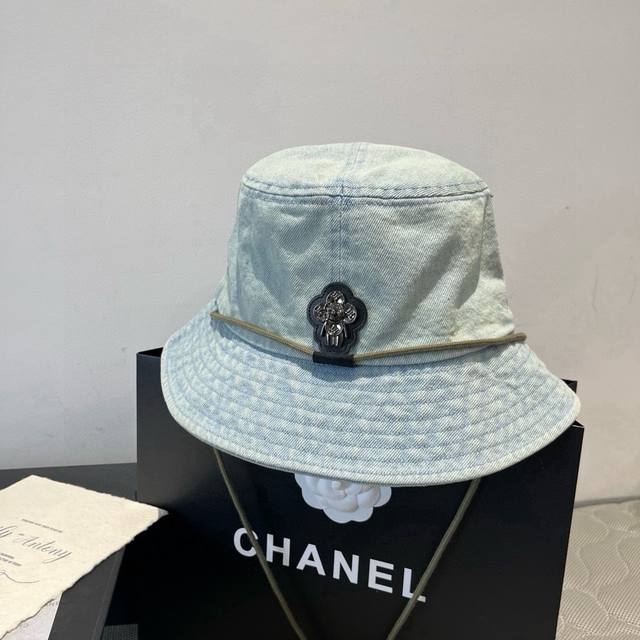 Lv Louis Vuitton denim bucket hat, head circumference 57cm DDD