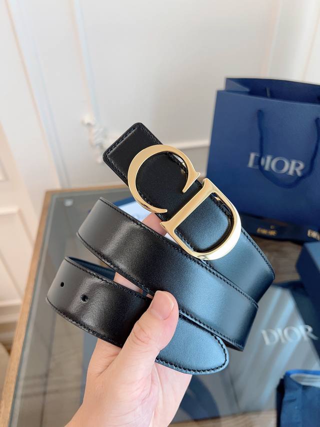 Dior Dior enhanced version of the original French leather, bright black full lea