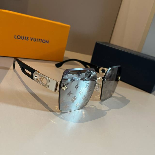 Lv sunglasses men's sunglasses women's sunglasses look good on the face, very ge