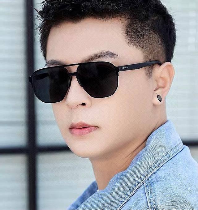 Gucci Men's Colorful Aviator Polarized Sunglasses Material: HD Nylon Thickened C