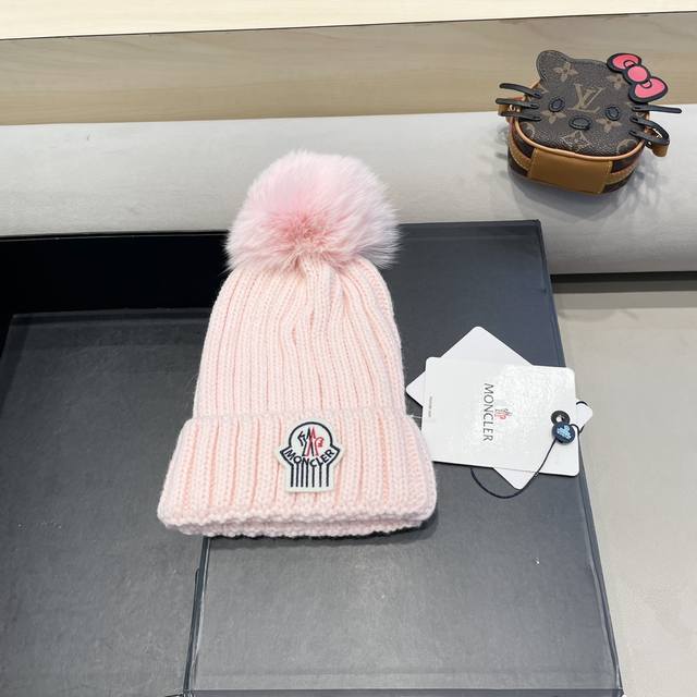 Moncler European and American style autumn and winter new warm wool hat children