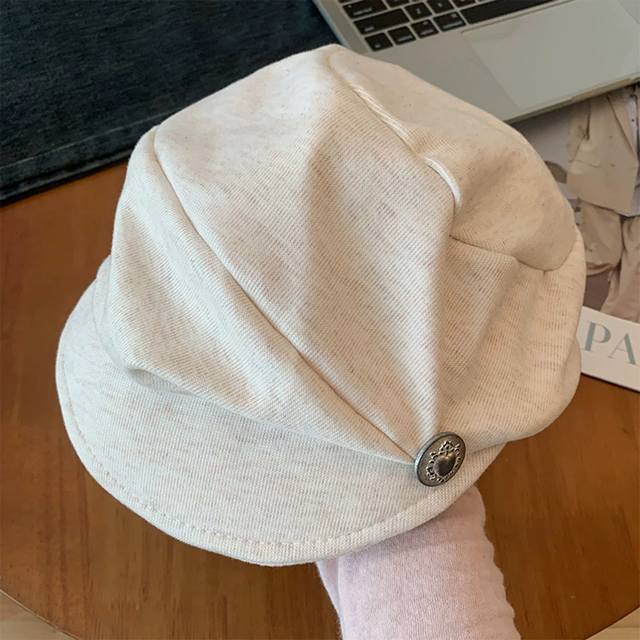New Korean and Japanese cloth hat Fashion bloggers love the same style~ DDD