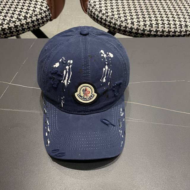 Moncler 2025 Spring new personalized baseball cap, high quality breathable, wear