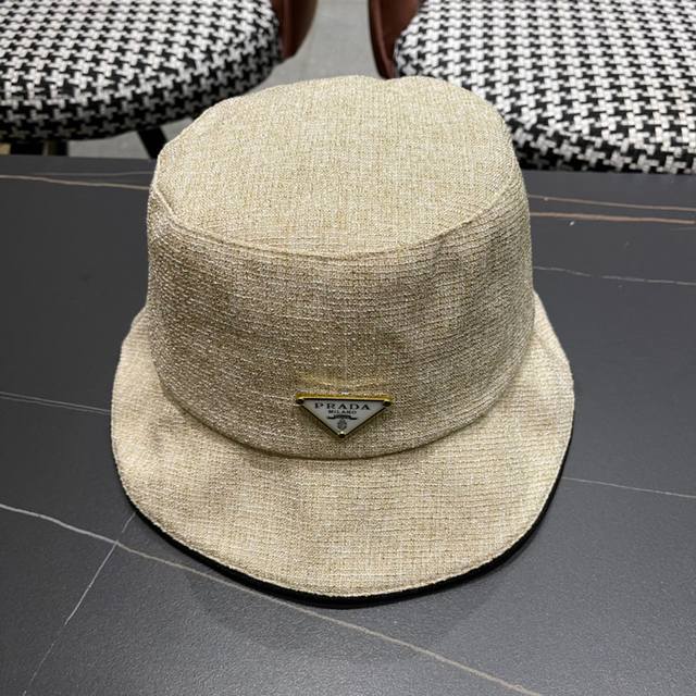 Prada's new spring and summer fisherman's hat, new models are shipped, big brand
