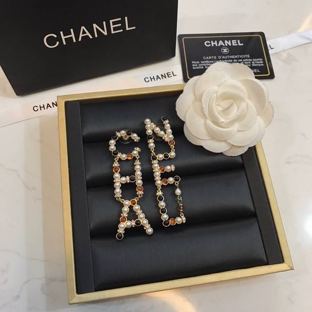 Chanel earrings original brass material top quality, the highest purchasing lev