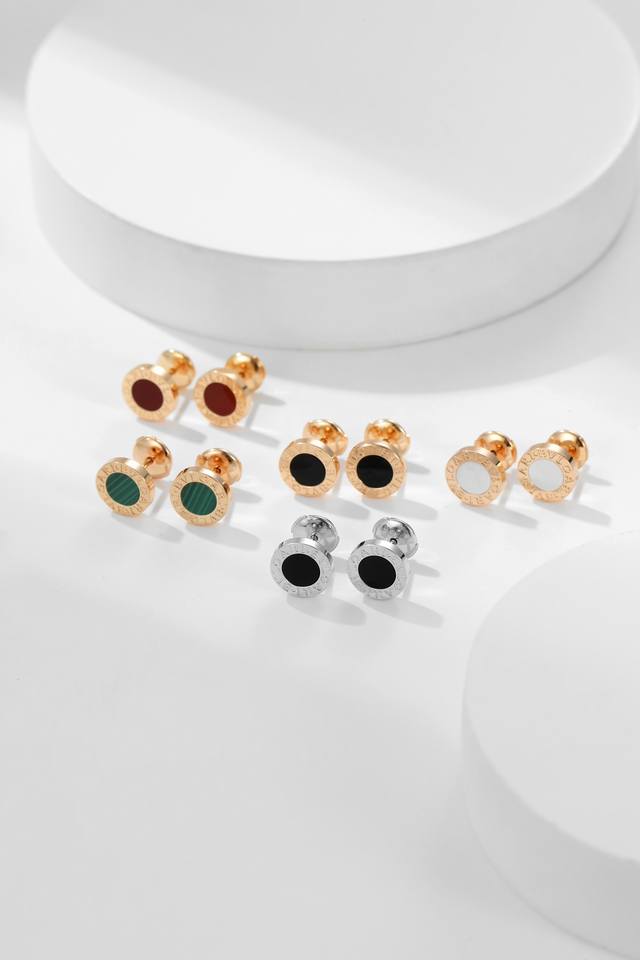 Malachite, other stones Bv letter disc earrings, 1.1 perfect replica, to meet yo