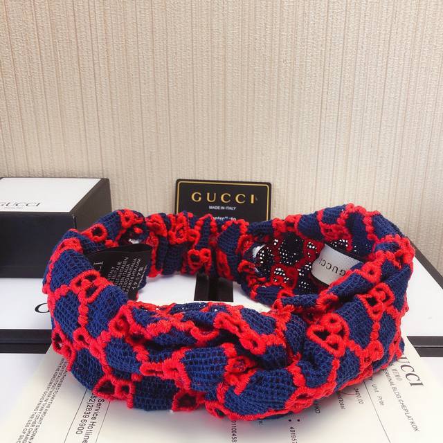 Special counter packaging Gucci Gucci official website Gg hollow headband multif