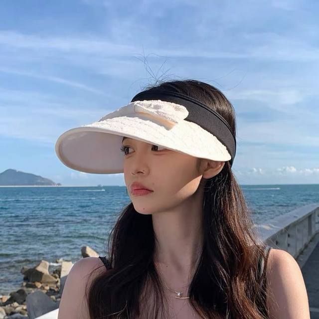 Prada Korean version of the sun hat for women 2025 new summer outdoor shopping s