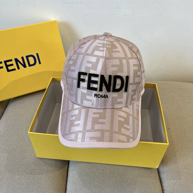 Fendi Fendi monogram series baseball cap classic Ff mid-century single product,