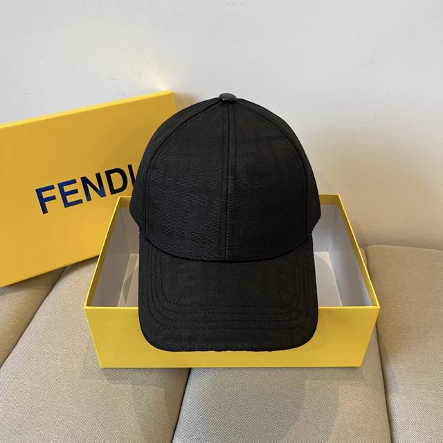 Fendi Fendi monogram series baseball cap classic Ff mid-century single product,
