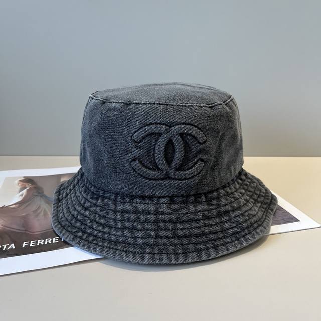Chanel new bucket hat, classic and simple, fashionable and casual design, new pr