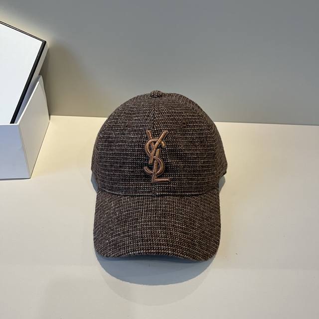 Ysl Saint Laurent 2025 early spring new simple baseball cap, new shipment, big b