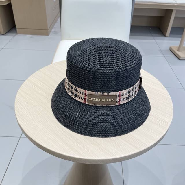 Burberry Burberry new bucket hat, sun hat, super big brand fan DDD