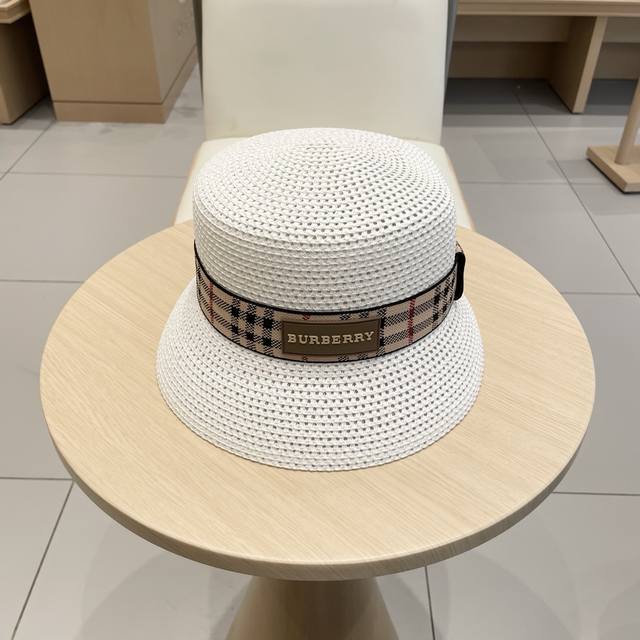Burberry's new bucket hat, sun hat, super brand fan DDD