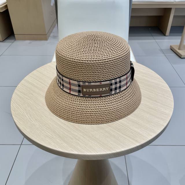 Burberry Burberry new bucket hat, sun hat, super big brand fan DDD