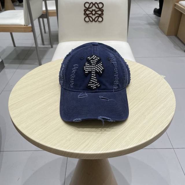 Chrome Hearts Chrome Hearts Autumn Korean Fashion Retro Distressed Hole Hat Worn