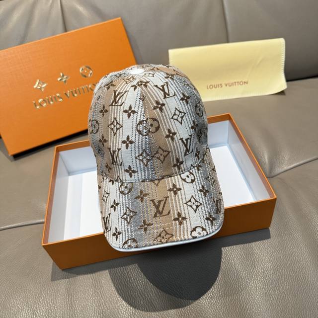 comes with a box bag, Lv Louis Vuitton new original baseball cap, Lv gradient j