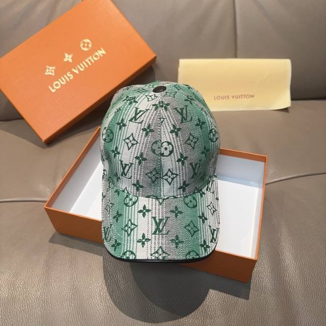 comes with a box bag, Lv Louis Vuitton new original baseball cap, Lv gradient j