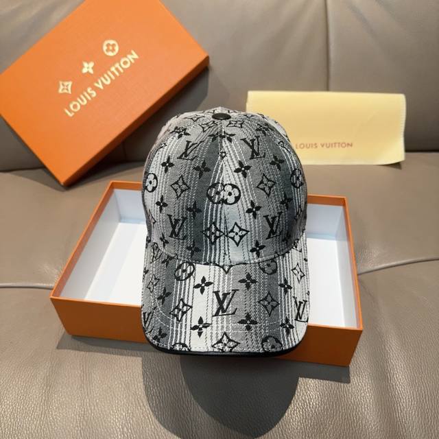 comes with a box bag, Lv Louis Vuitton new original baseball cap, Lv gradient j