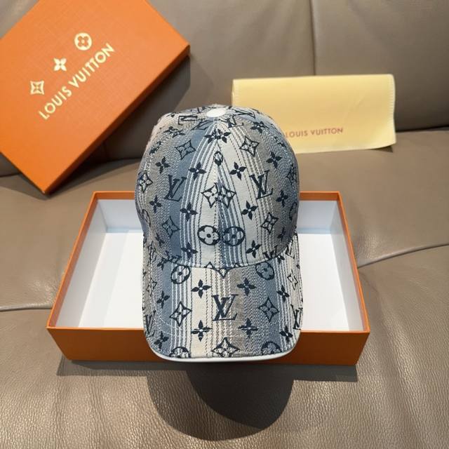 comes with a box bag, Lv Louis Vuitton new original baseball cap, Lv gradient j