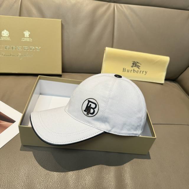 comes with a box and a fabric bag. This is the latest Burberry baseball cap, cu