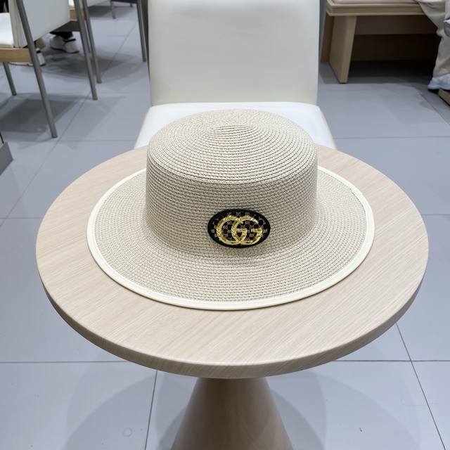 Gucci 2025 new straw hat, celebrity style sun hat, travel and street must-have D