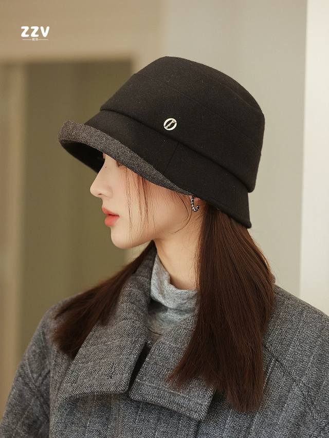 Chanel British retro woolen fisherman hat women's autumn and winter elegant tem