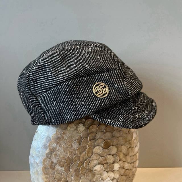 Chanel new duckbill military cap, high-end custom made, head circumference 57cm