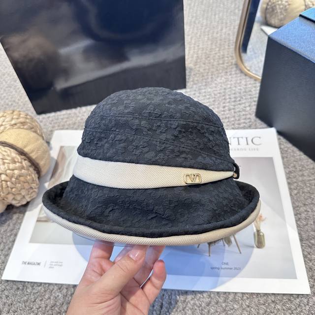 Valentino's new bucket hat is full of craftsmanship and design. It has a unique
