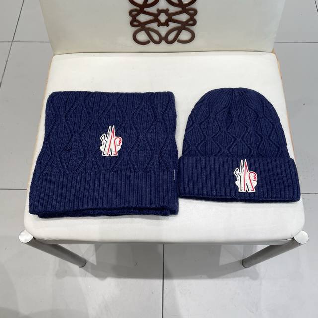 Hot item return order! Wool hat set classic hat set! Hat scarf! Warm and super c