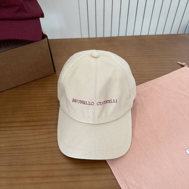 Brunello Cucinelli Brunello Cucinelli counter new high version linen baseball ca