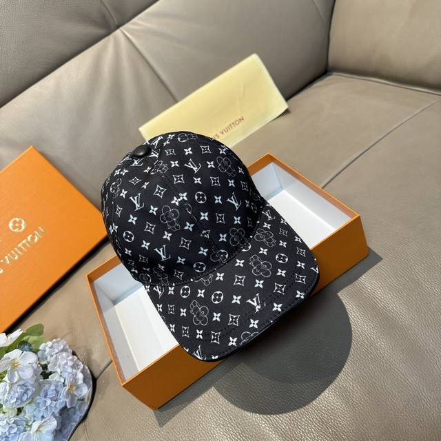comes with a box bag, Lv Louis Vuitton new original baseball cap, 1:1 custom mo