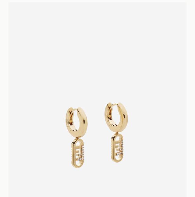 New Fendi Logo earrings are high-end custom-made and popular. The new style is