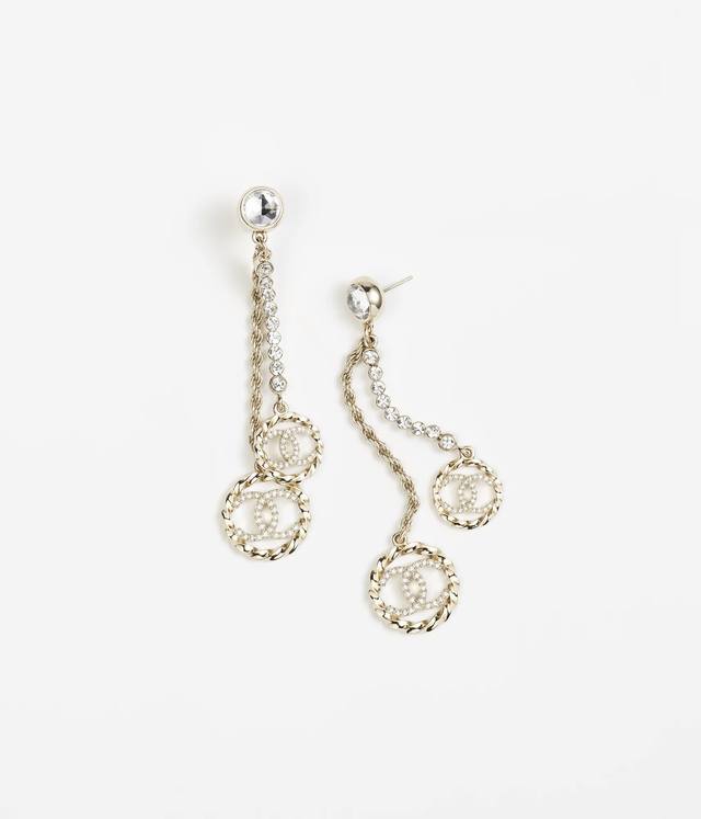 Chanel Heart Camellia Letter Earrings Hot Sale New Consistent Zpchan 23 Swarovsk