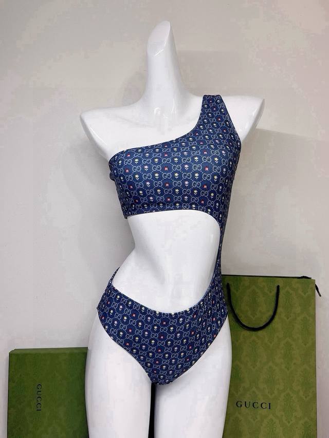 Gucci's latest beach series one-piece swimsuit is the pinnacle of swimwear. High